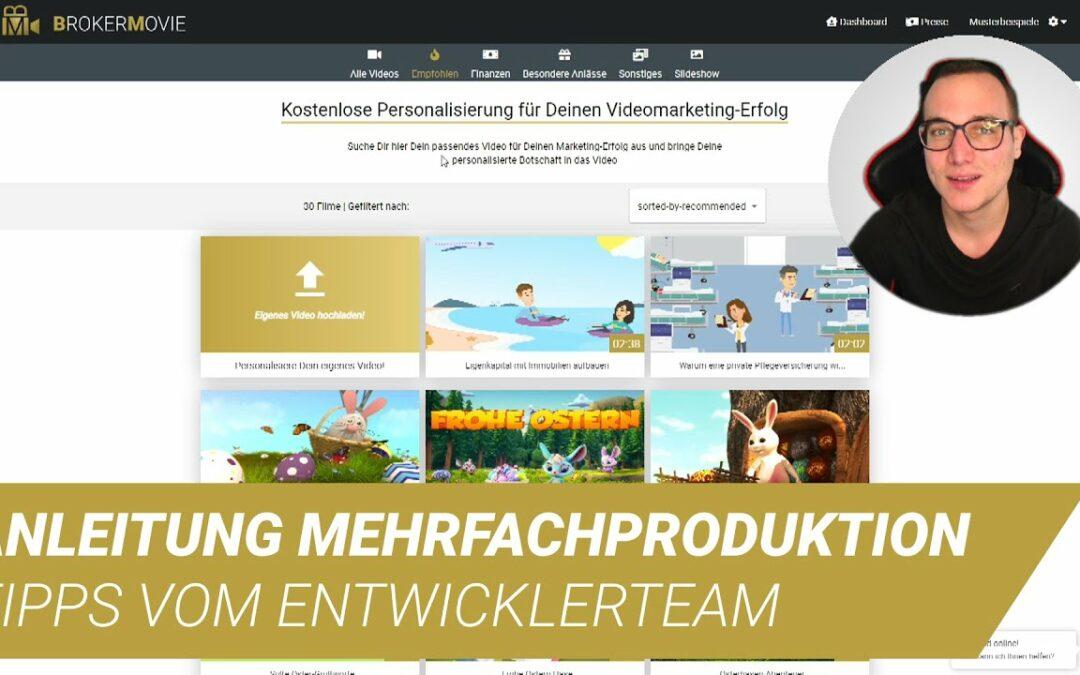 Bis zu 100.000 personalisierte Videos in kürzester Zeit